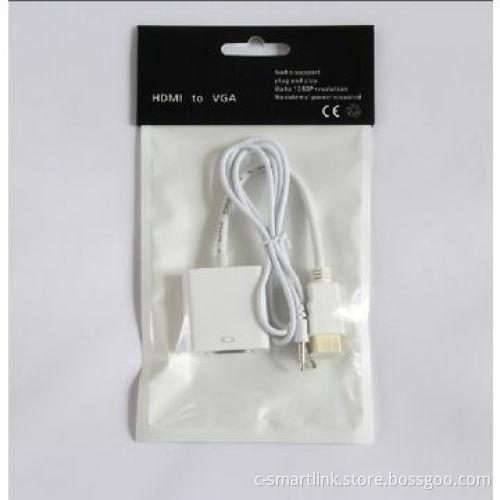 Micro HDMI to VGA with Audio Adapter, 0.15m